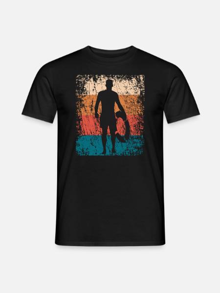 Lifeguard Lifeguard Retro Gift - Men's T-Shirt - black