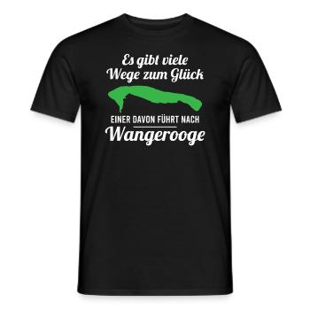 Wangerooge Spruch Nordsee Insel Friesland Geschenk - Männer T-Shirt - Schwarz - Vorne - AI Model Male 178 light (178cm)