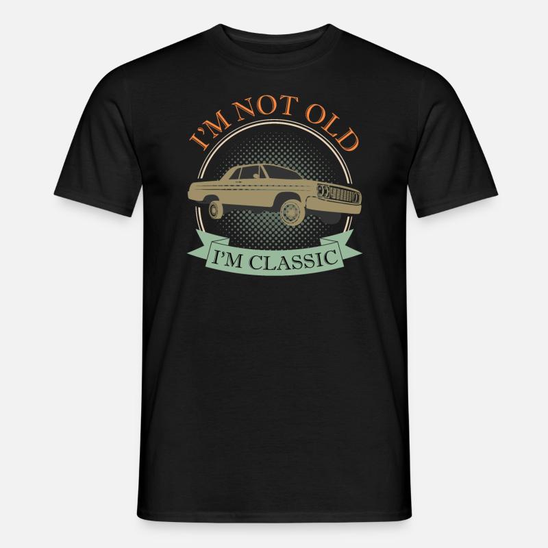 Oldtimer Classic Saying Birthday Gift - Men's T-Shirt - black