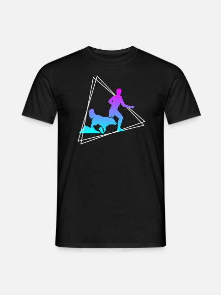 Dressage de chien Éducation canine Retro Gift - T-shirt homme - noir