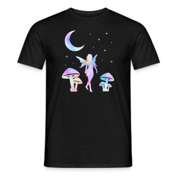 Fairy Magic Fairy Elf Fairy Tale Ladies Girl Gift - Men's T-Shirt - black - Front - AI Model Male 178 light (178cm)