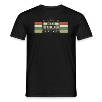 Cassette 2019 - Born In 2019 Birthday Gift - Men's T-Shirt - black - Front - AI Model Male 178 light (178cm)