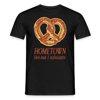 MAISON DE BRETZEL - T-shirt homme - noir - Devant - AI Model Male 178 light (178cm)