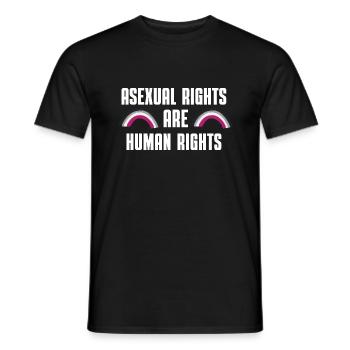 Ace Pride Mois Arc-en-ciel Cadeau LGBT Asexuel - T-shirt homme - noir - Devant - AI Model Male 178 light (178cm)