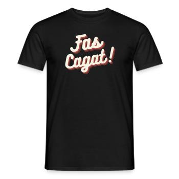 FAS CAGAT - occitanie - Men's T-Shirt - black - Front - AI Model Male 178 light (178cm)