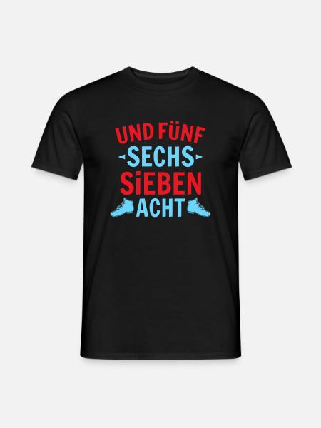 Funkengarde Und 5 6 7 8 Gardetänzerin Gardetanz - Männer T-Shirt - Schwarz