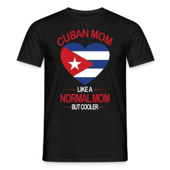 Kuba Flagge - Männer T-Shirt - Schwarz - Vorne - AI Model Male 178 light (178cm)