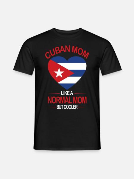 Kuba Flagge - Männer T-Shirt - Schwarz
