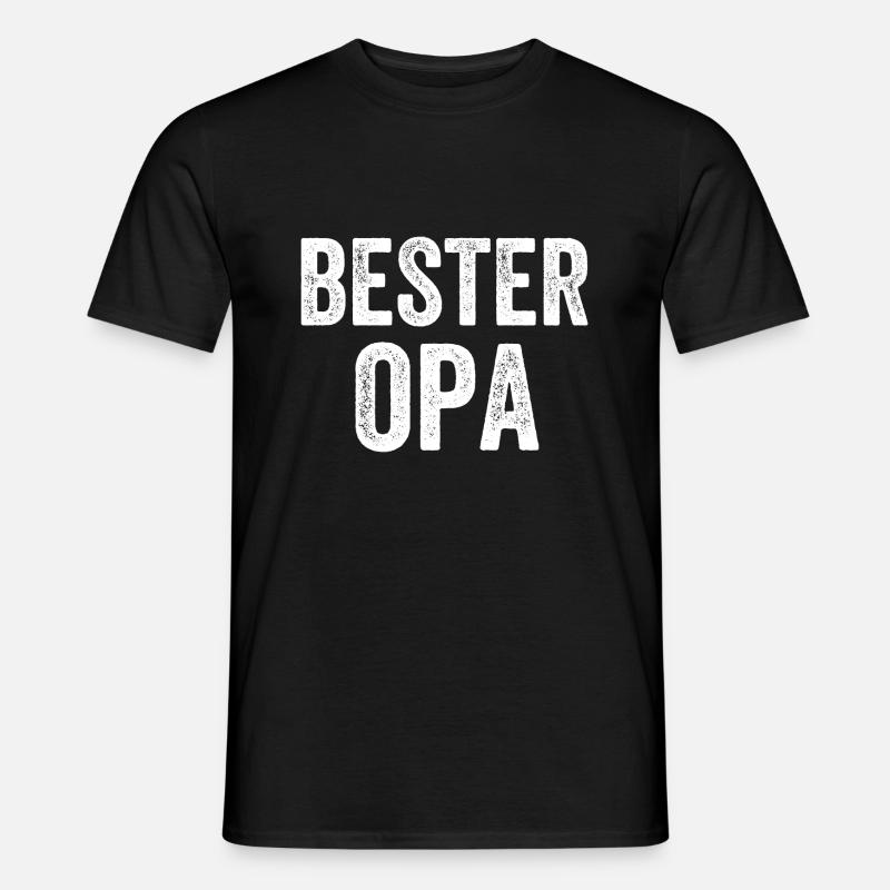 Bester Opa - Männer T-Shirt - Schwarz