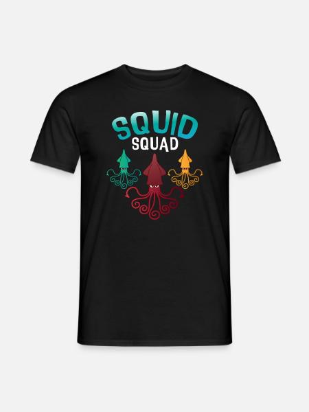 Squid Squad - Men's T-Shirt - black