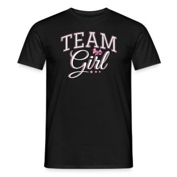 Team Girl - Men's T-Shirt - black - Front - AI Model Male 178 light (178cm)