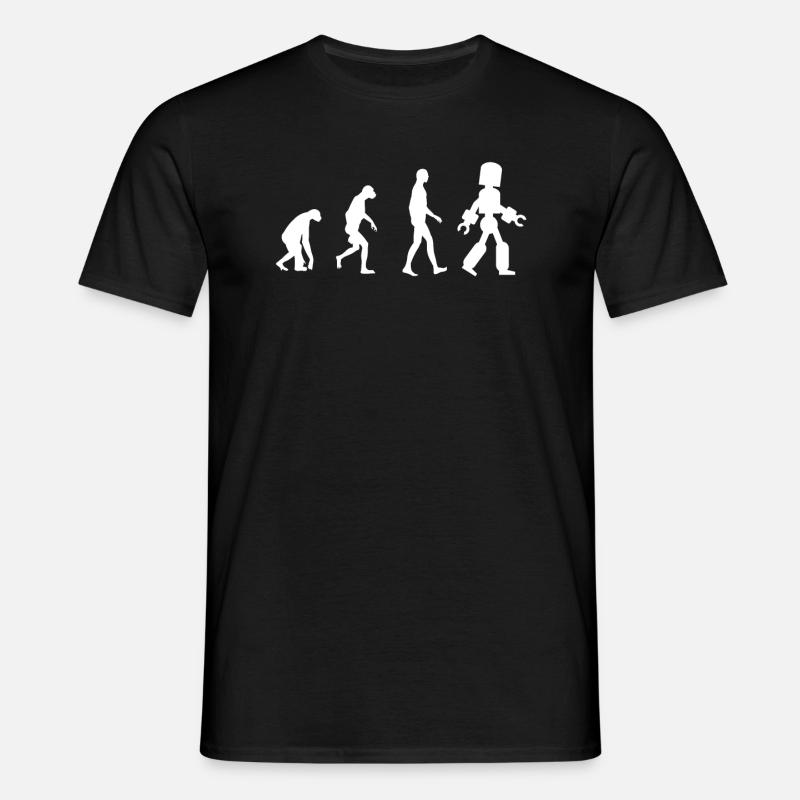 Evolution du robot - T-shirt Homme - noir