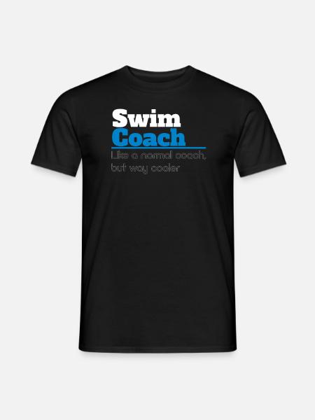 Schwimmtrainer Definition Trainer Wassersportlehrer - Männer T-Shirt - Schwarz