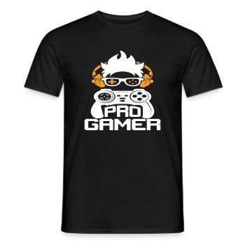 Pro Gamer - Men's T-Shirt - black - Front - AI Model Male 178 light (178cm)