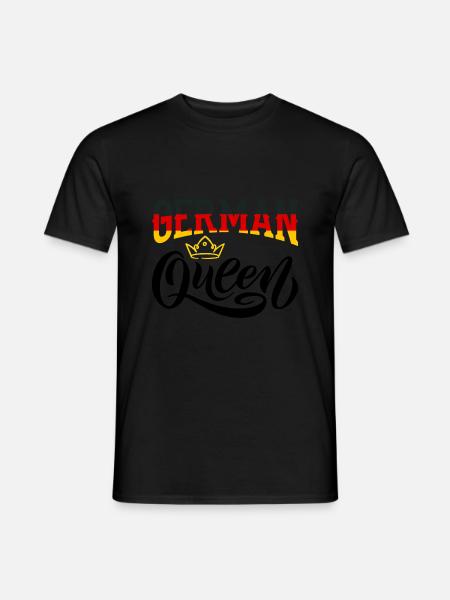 German Queen Germany German Flag - Men's T-Shirt - 