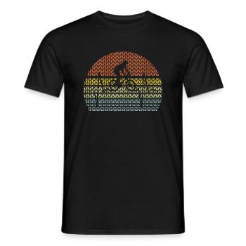 BM HEARTBEAT Battement de cœur - T-shirt homme - noir - Devant - AI Model Male 178 light (178cm)