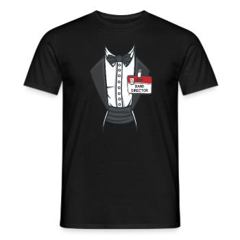 Band Director Costume Art - Men's T-Shirt - black - Front - AI Model Male 178 light (178cm)