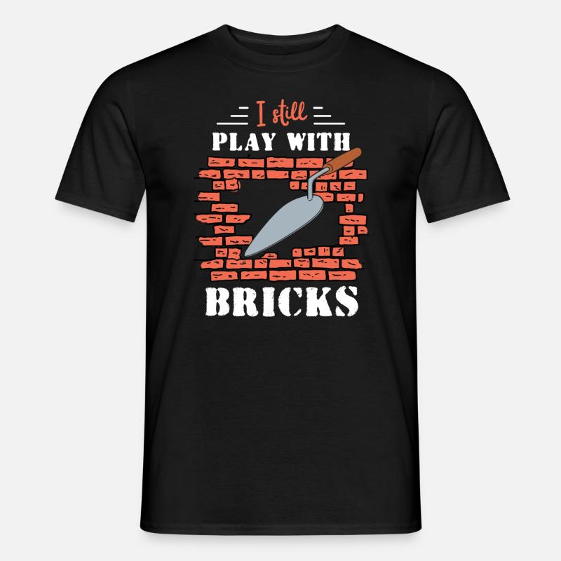 Brick Mason Occupation Quote - Männer T-Shirt - Schwarz