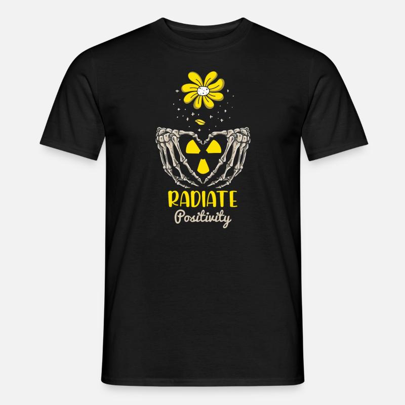 X-Ray Flower Rad Tech Gift - Männer T-Shirt - Schwarz