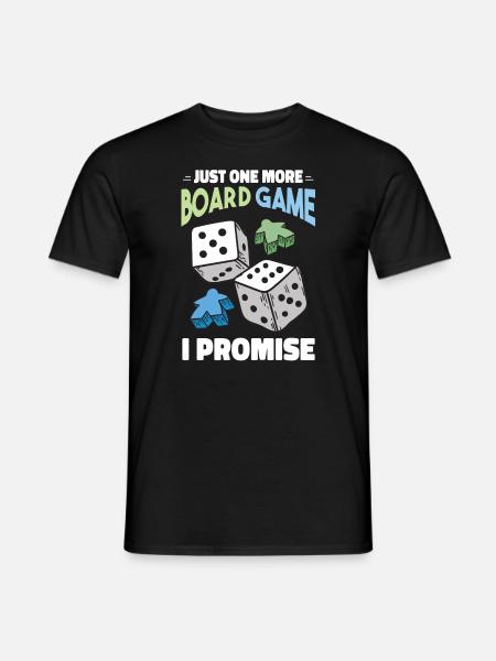 Funny Board Game Lover Cartoon - Men's T-Shirt - black