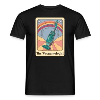 Aspirateur de nettoyage Tarot Aspirateur Art - T-shirt homme - noir - Devant - AI Model Male 178 light (178cm)