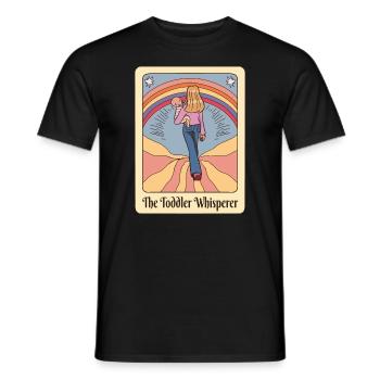 Baby-sitter The Toddler Whisperer Childcare Worker - T-shirt homme - noir - Devant - AI Model Male 178 light (178cm)