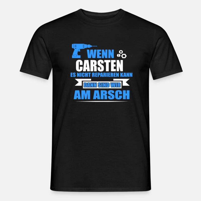 CARSTEN -Geschenk - Männer T-Shirt - Schwarz