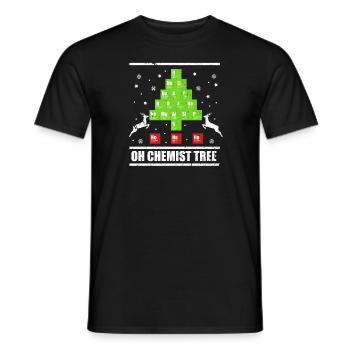 Chemiker - Männer T-Shirt - Schwarz - Vorne - AI Model Male 178 light (178cm)