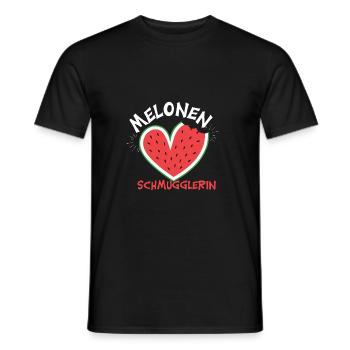 Schwangerschaft - Melonen Schmugglerin - Männer T-Shirt - Schwarz - Vorne - AI Model Male 178 light (178cm)