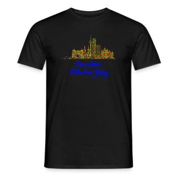 Köln Jeck Fasching Karneval Kostüm Verkleidung - Männer T-Shirt - Schwarz - Vorne - AI Model Male 178 light (178cm)