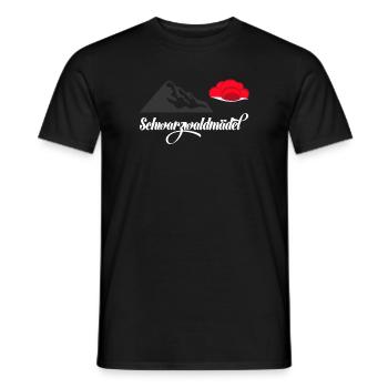 Schwarzwaldmädel Bollenhut Tracht Schwarzwald - Männer T-Shirt - Schwarz - Vorne - AI Model Male 178 light (178cm)