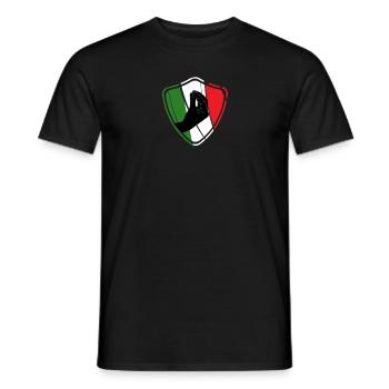 Capisci Italie geste de la main drapeau italien drôle - T-shirt homme - noir - Devant - AI Model Male 178 light (178cm)