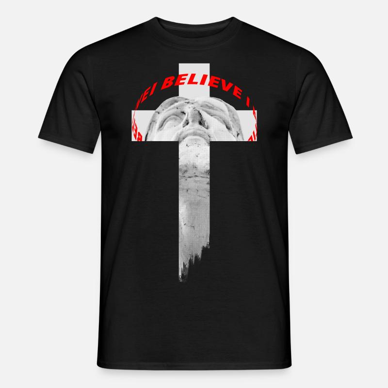 I Believe - Männer T-Shirt - Schwarz