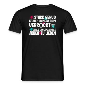Erzieherin Kindergarten Kita Kindergärtnerin - Männer T-Shirt - Schwarz - Vorne - AI Model Male 178 light (178cm)