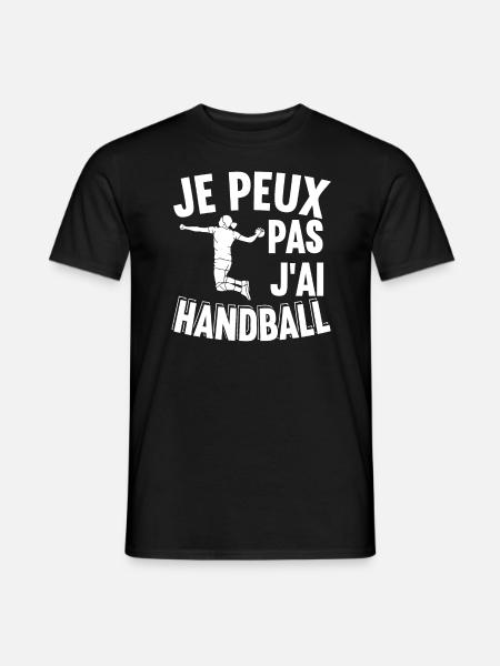 Je Peux Pas J'Ai Handball - T-shirt homme - noir