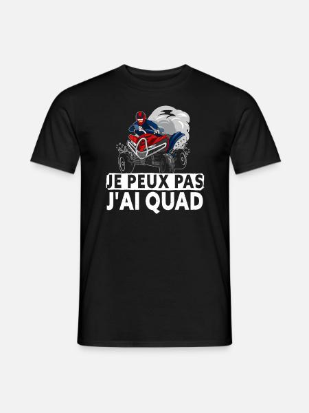 Je Peux Pas J'Ai Quad - T-shirt homme - noir