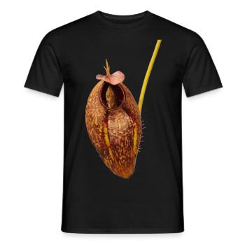 Nepenthes aristolochioides - Men's T-Shirt - black - Front - AI Model Male 178 light (178cm)