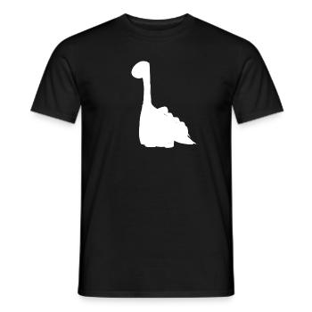 dinosaurier symbol tier - Männer T-Shirt - Schwarz - Vorne - AI Model Male 178 light (178cm)