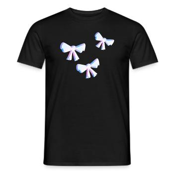 symbole de boucle motif de mouche scintille trois - T-shirt homme - noir - Devant - AI Model Male 178 light (178cm)