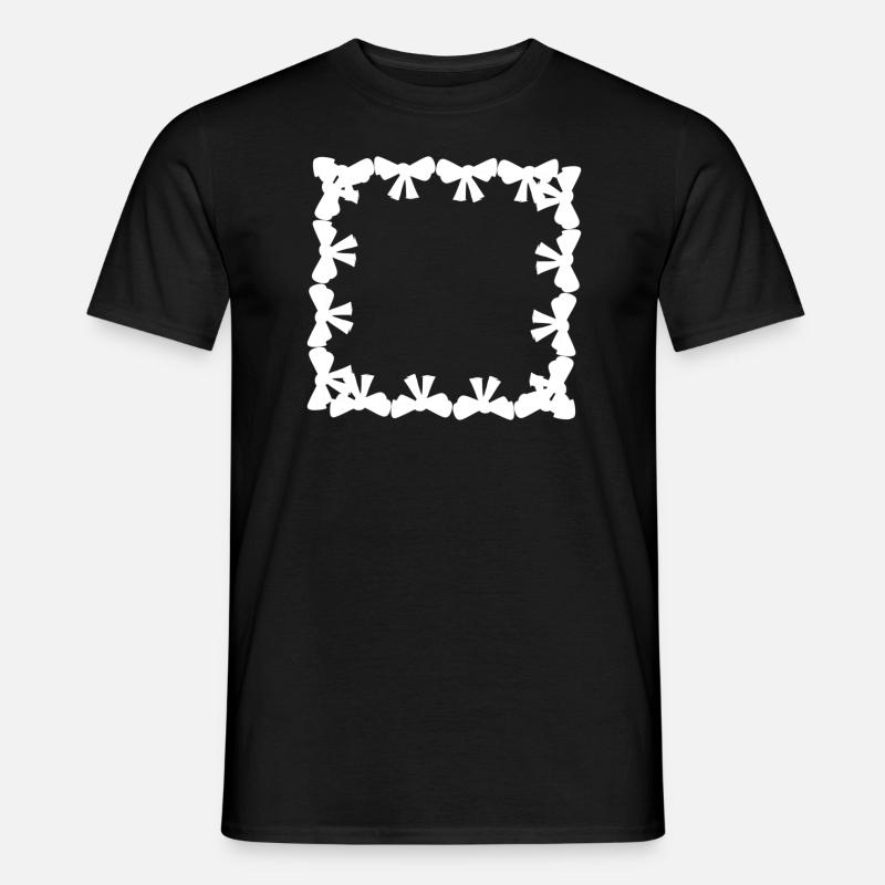 frame square square grinding - Men’s T-shirt - black