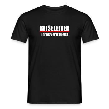 Reiseleiter Tourismus Tour-Guide Geschenk Reise - Männer T-Shirt - Schwarz - Vorne - AI Model Male 178 light (178cm)