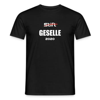 Formation à l’examen du compagnon drôle - T-shirt homme - noir - Devant - AI Model Male 178 light (178cm)