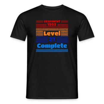 1993 27 ans d’anniversaire Gaming Gamer Gambling - T-shirt homme - noir - Devant - AI Model Male 178 light (178cm)