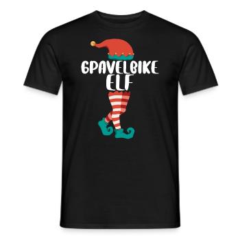 Weihnachts Elf Partnerlook Design Xmas Elfen - Männer T-Shirt - Schwarz - Vorne - AI Model Male 178 light (178cm)