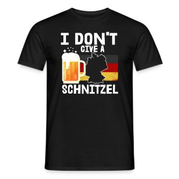 Ich Gebe Kein Schnitzel-lustiges Deutsches Zitat - Männer T-Shirt - Schwarz - Vorne - AI Model Male 178 light (178cm)