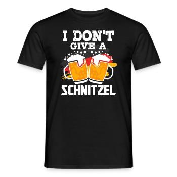 Ich Gebe Kein Schnitzel Funny Deutsch Zitat - Männer T-Shirt - Schwarz - Vorne - AI Model Male 178 light (178cm)