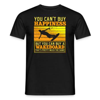 Vous ne pouvez pas acheter de la chance, mais vous pouvez acheter un - T-shirt homme - noir - Devant - AI Model Male 178 light (178cm)