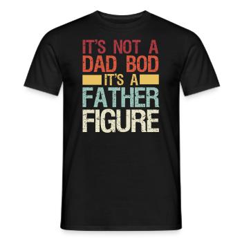 Es Ist Kein Vater, Es Ist Ein Vater Vintage - Männer T-Shirt - Schwarz - Vorne - AI Model Male 178 light (178cm)