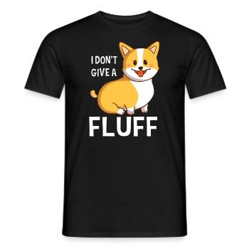 Je ne donne pas de peluches douces Corgi propriétaire de chien - T-shirt homme - noir - Devant - AI Model Male 178 light (178cm)