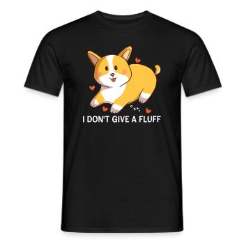 I Don't Give Sweet Fluff Corgi Dog Owner - Men's T-Shirt - black - Front - AI Model Male 178 light (178cm)